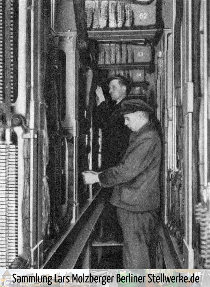 Bild 12 Arbeitsweise am Vierreihenstell&shy; werk VES, Bauart 1932