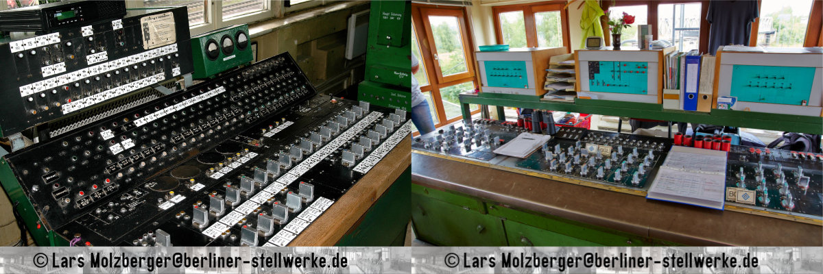 Beispiel für ein 2 Reihen- und 4 Reihenhebelwerk VES