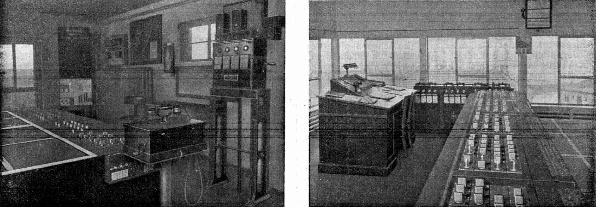 Links das klassisch aufgestellte Blockwerk in Diusburg-Hochfeld Süd, rechts das auf dem Boden angeordnete Blockwerk mit eingebauten Tastensperren in Duisburg Stellwerk 5