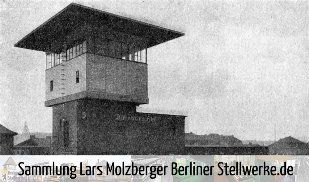 Bild 26 Ansicht des Gebäudes für ein Vierreihenstell&shy;werk VES, Bauart 1932, in Duisburg-Hbf